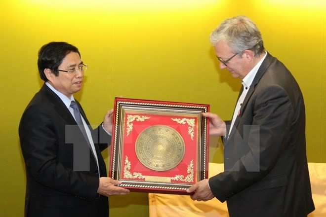 Vietnamese Party delegation works with French partners - ảnh 1